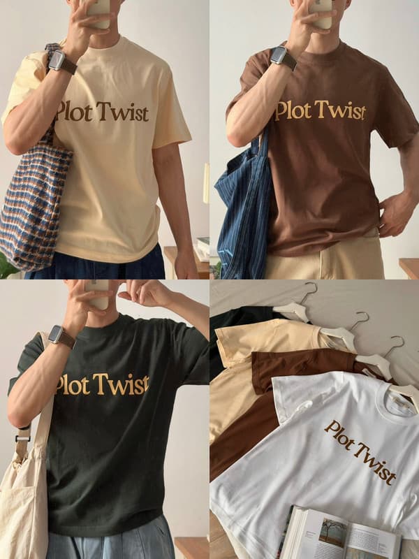 Áo thun tay ngắn Plot Twist 8313